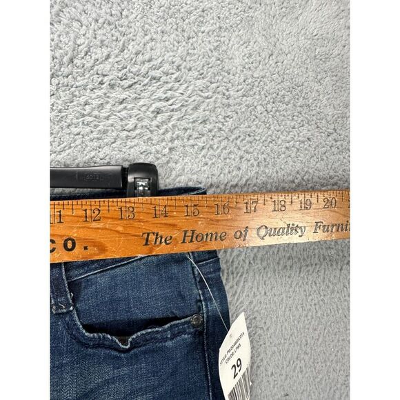 Peoples Liberation Jeans Women 29 Blue Distressed Bootcut Denim Pants Ladies NEW - Picture 10 of 14